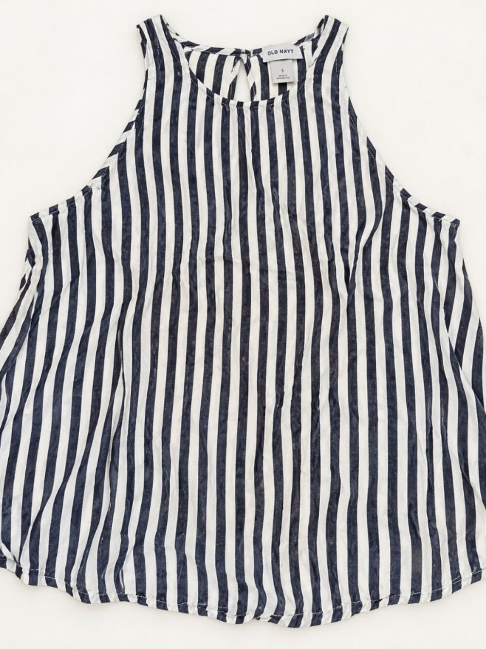 Striped Keyhole Swing Tank